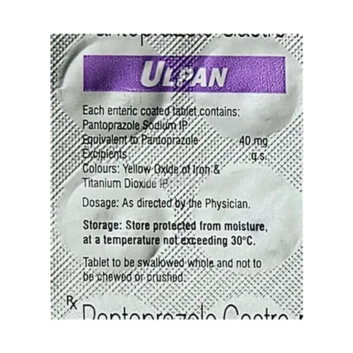ulpan 40mg tablet 15's